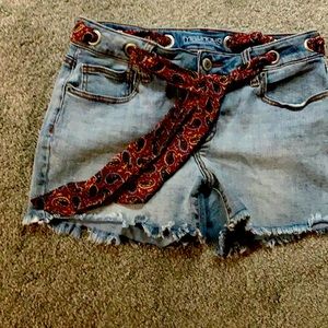 Maurices blue Jean cut offs